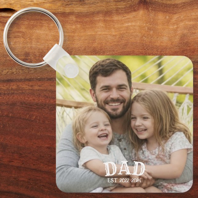 Dad Photo Established Schlüsselanhänger (Von Creator hochgeladen)