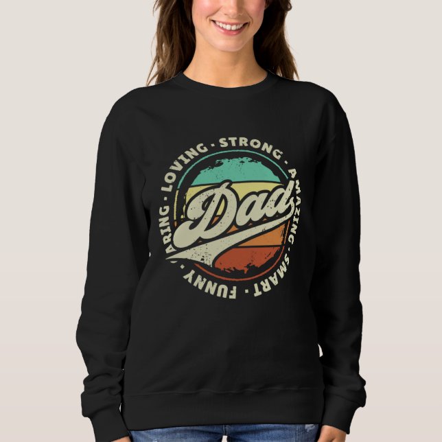 Dad Retro Sunset Sweatshirt (Vorderseite)