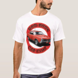 Dad Rods Car Club Red Goat Car T-Shirt
