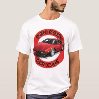 Dad Rods Car Club Red Pantera Auto T-Shirt