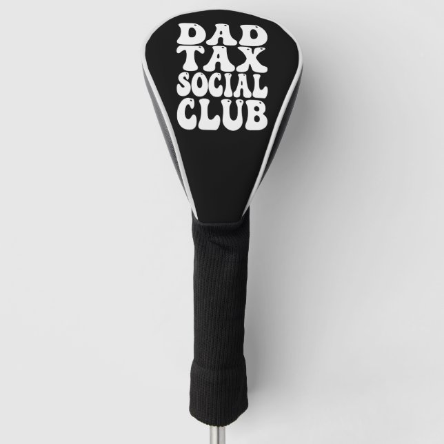 Dad Tax Social Club  Golf Headcover (Vorderseite)