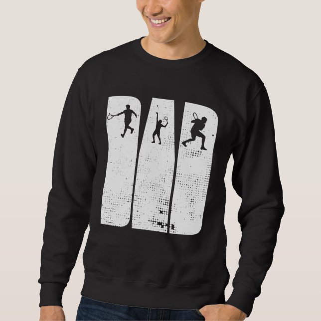 Dad Tennis Player Coach Coaching Sports Tennis Dad Sweatshirt (Vorderseite)