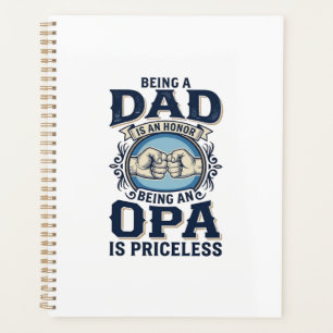 Dad und Opa Vintage Fist Bump T-Shirt Design_1 Planer