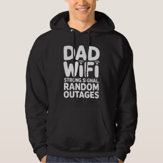 Dad WiFi – Starkes Signal, zufällige Ausfälle Hoodie