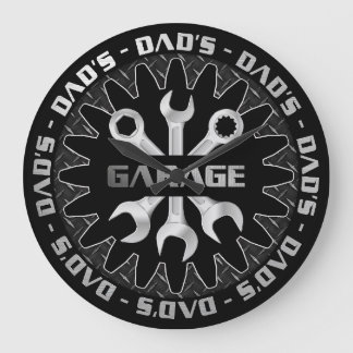 Dad wird diese moderne Garage-Wanduhr lieben Große Wanduhr