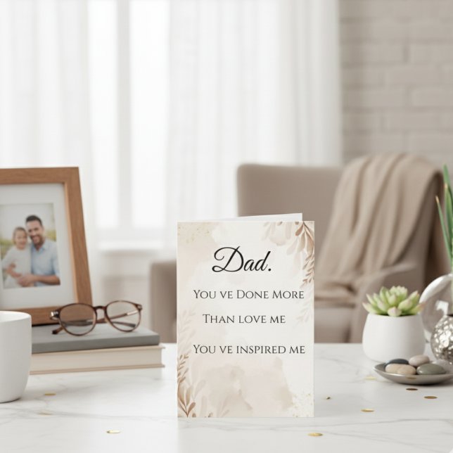 Dad, You've Dora More Unique Greeting Card Karte (Von Creator hochgeladen)