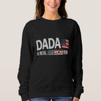 Dada A Real American Helden Vintage US-Flagge Sweatshirt