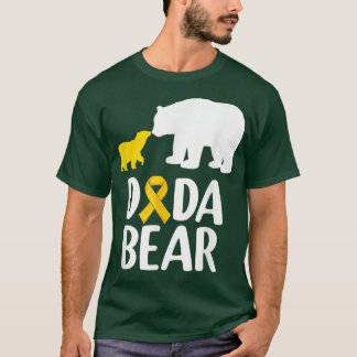 Dada Bear Children Cancer Awareness Support Squad T-Shirt