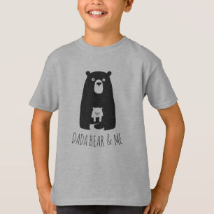 DADA BEAR & ME Vater Kids Daughter Son Dada Bear T-Shirt