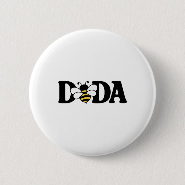 Dada Beekeeping 1. Geburtstag Matching Fam. Button (Vorderseite)