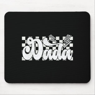 Dada Blitz Kariert Vatertag Papa Opa Mousepad