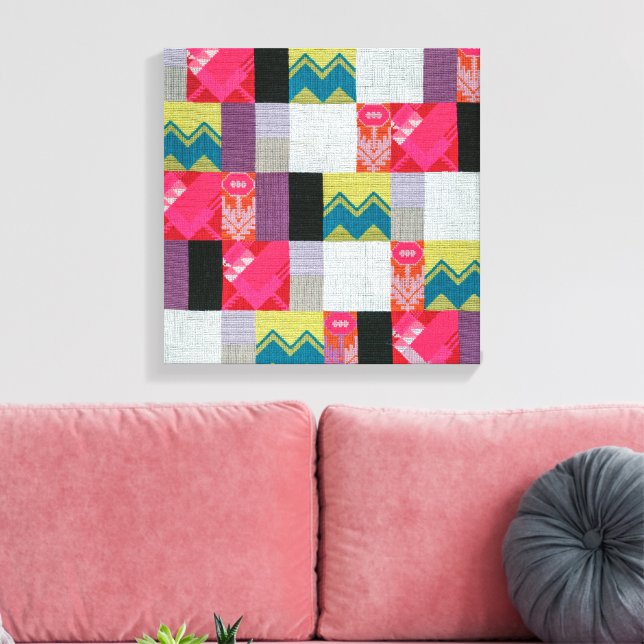 Dada Blume Garden | Sophie Taeuber-Arp | Leinwanddruck (Insitu (Wohnzimmer))