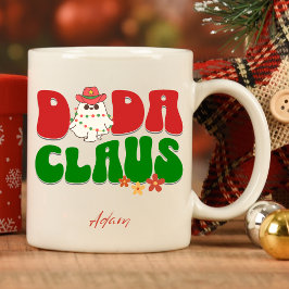 Dada Claus Weihnachts-Vater Name Retro Groovy Kawa Tasse