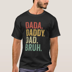 Dada Daddy Papa Bruh Lustiger Vatertag Dad Vintage T-Shirt