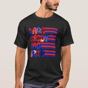 Dada Daddy Papa Bruh Männer Lustiger Vatertag Spin T-Shirt