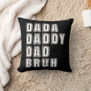 Dada Daddy Papa Bruh Vintage Lustiger Papa Sprüche Kissen