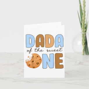 Dada der süßen Kekse und Milch 1. Geburtstag Karte