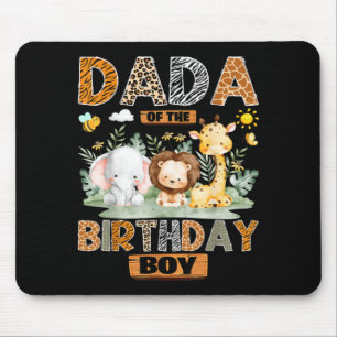 Dada des Geburtstagsjungen Safari Dschungel Wild Mousepad