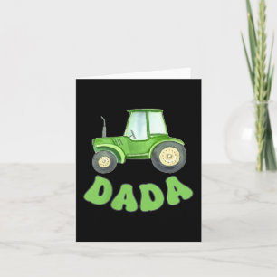 Dada des Geburtstagsjungen Traktor Farm LKW Famili Karte