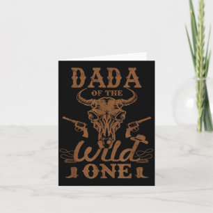 Dada des wilden Cowboy-Western-Rodeo-Partys Karte