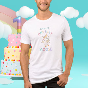 Dada einer dummen Gans zum ersten Geburtstag Herre Tri-Blend Shirt