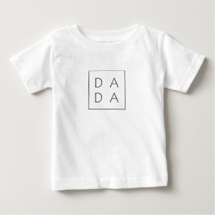 DADA Erster Tag des Vaters Gegenwart Baby T-shirt