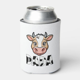 Dada Kuh Print Cow Muster Vatertag Dosenkühler