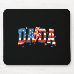 Dada Mini 4. Juli American Family Matching T-Shirt Mousepad