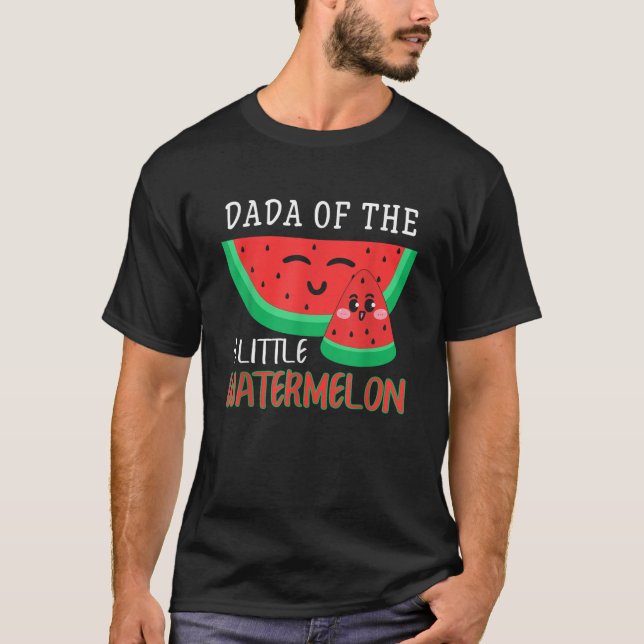 Dada of the Little Watermelon Melon Familie Matchi T-Shirt (Vorderseite)