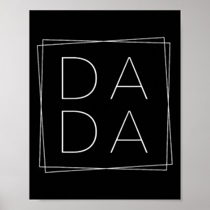Dada-Platz für Väter Vatertag Poster