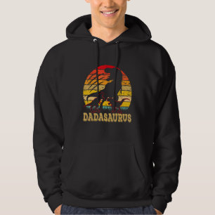 Dada saurus Rex Dinosaur Dada 2 Kinder Familie Mat Hoodie