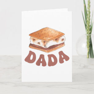 Dada Smore Erster Geburtstag Camping um Eins zu se Karte