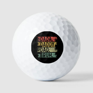 Dada. Vater. Golfbälle zum Vater