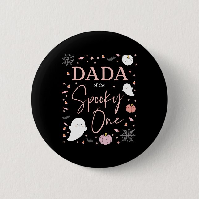 Dada von der spöttischen ein Mädchen ersten Geburt Button (Vorderseite)