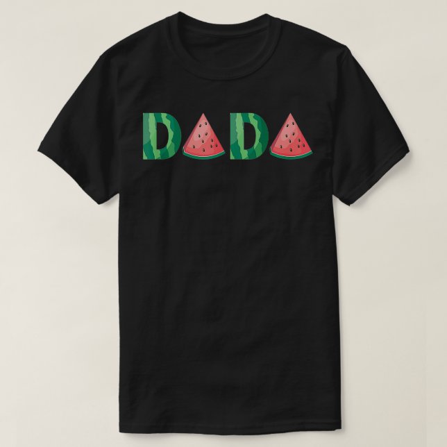 Dada Watermelon Funny Summer Frucht Gift Great Fat T-Shirt (Design vorne)