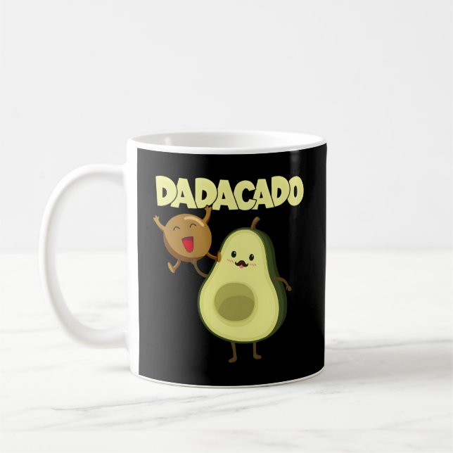 Dadacado Avocado 1St Vater Daddy Pater Dada Kaffeetasse (Links)