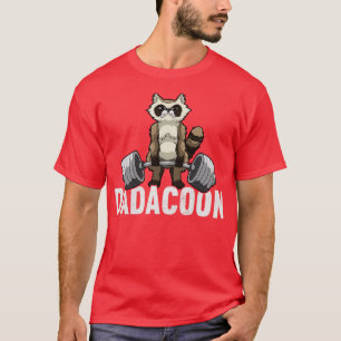 Dadacoon Raccoon Vater Trash Panda Fathers Day T-Shirt
