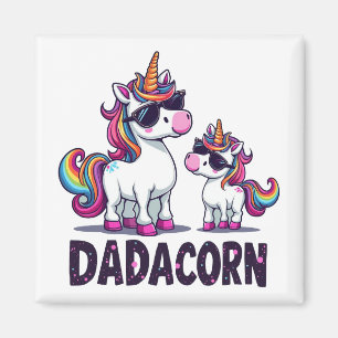 Dadacorn - Der magische Einhorn-Vater Magnet
