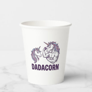 Dadacorn Funny Unicorn Dad Vector Shirt Design_1 Pappbecher