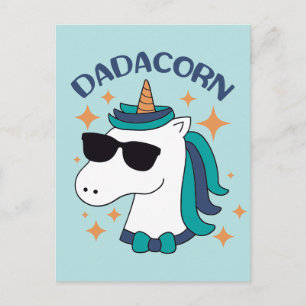 Dadacorn mit Sonnenbrille Postkarte