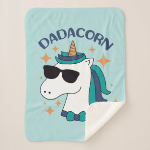 Dadacorn mit Sonnenbrille Sherpadecke