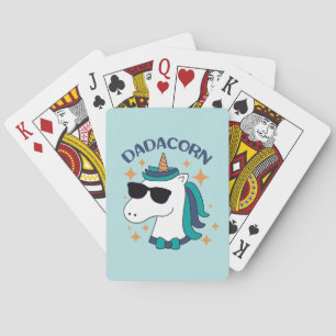Dadacorn mit Sonnenbrille Spielkarten