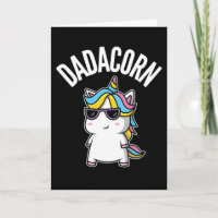Dadacorn Unicorn Dad Dabbing Rainbow Father's Day