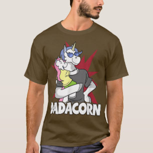 Dadacorn Vater Daddy Unicorn T-Shirt