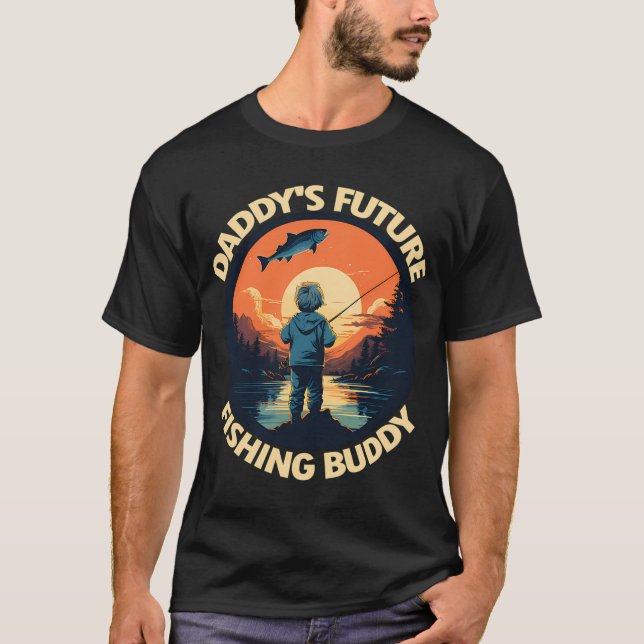 Dadas zukünftiger Angelfreund T-Shirt (Vorderseite)
