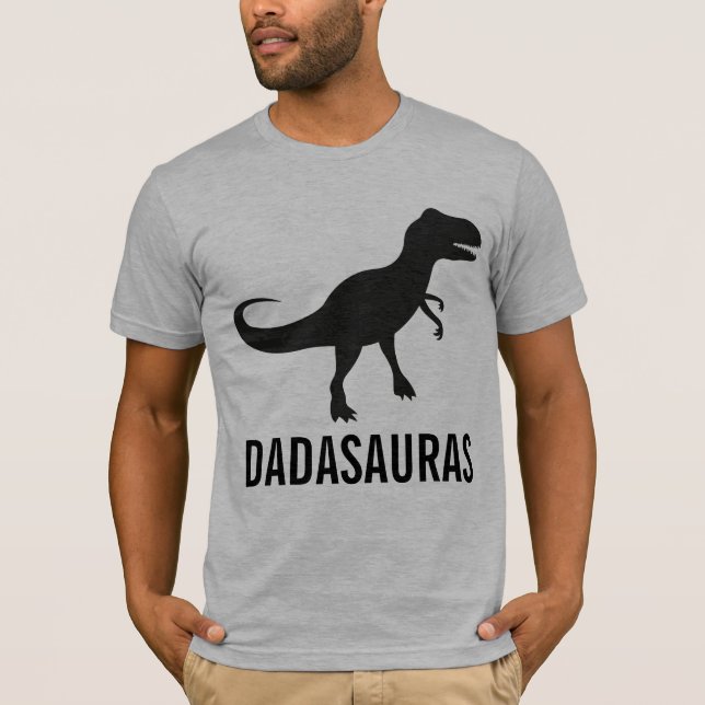 Dadasauras Dinosaurier-Vater-Shirt T-Shirt (Vorderseite)