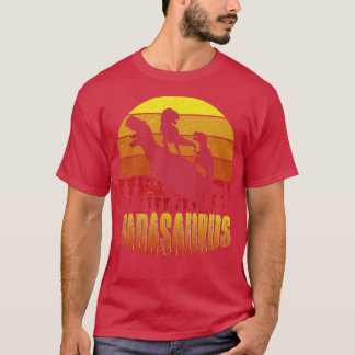 Dadasaurus Funny Vathers Day für Papa Daddy Vater  T-Shirt