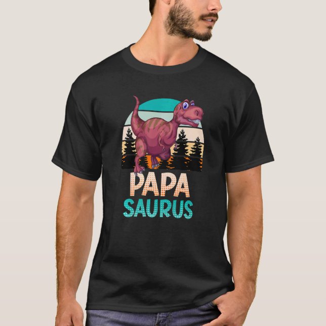 Dadasaurus Papasaurus Daddy T-Shirt (Vorderseite)