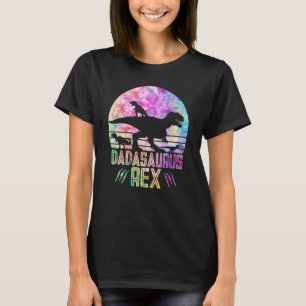 Dadasaurus Rex - Dinosaur-Vater Vintage-Tie-Dye-D T-Shirt
