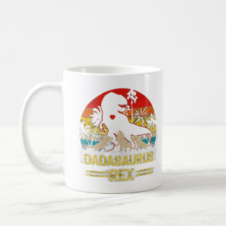 Dadasaurus T Rex Dinosaur Dada Saurus Familie für Kaffeetasse